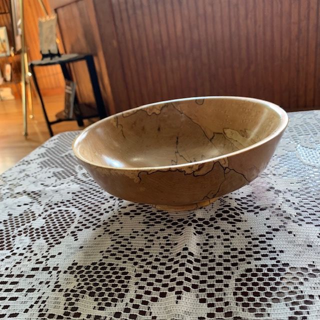 Spalted Bird Eye Maple Bowl