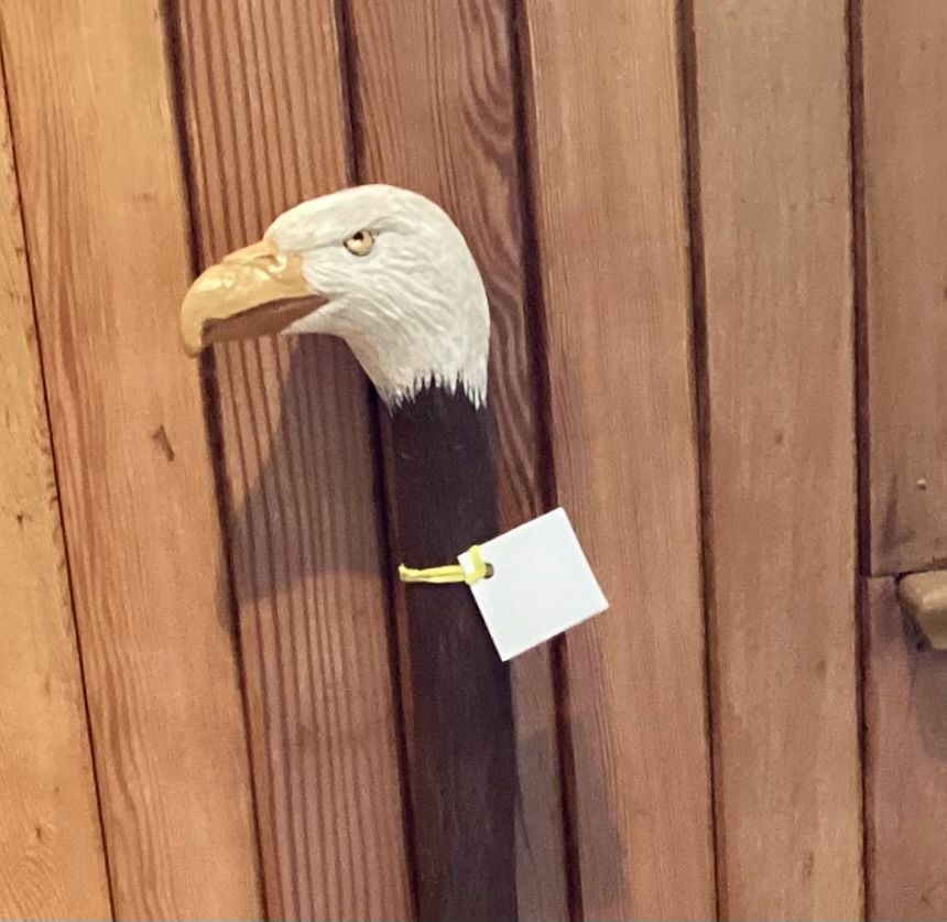 Walking Stick Bald Eagle