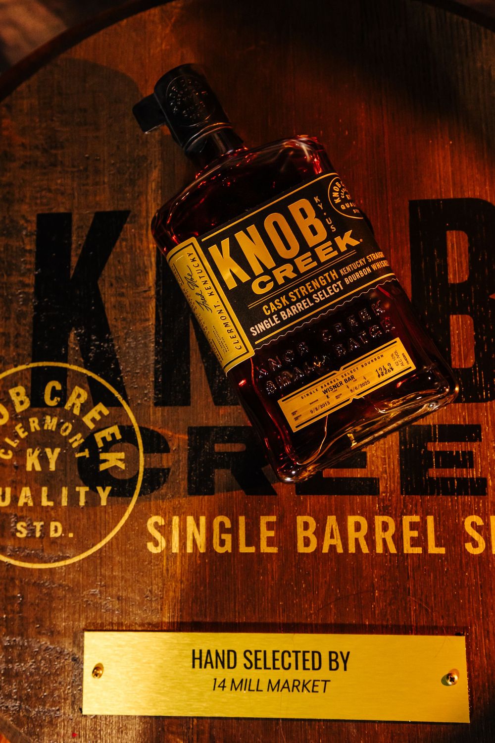 Knob Creek Barrel Release Dinner + Knob Creek Single Barrel Bottle