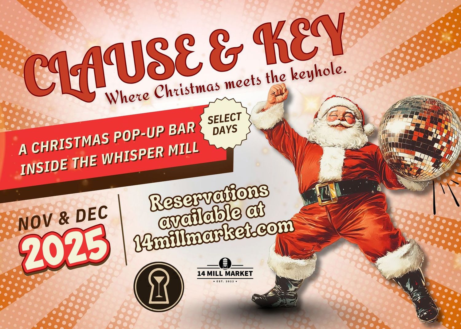 December 13th Clause & Key Christmas Pop Up December 13th Clause & Key Christmas Pop Up