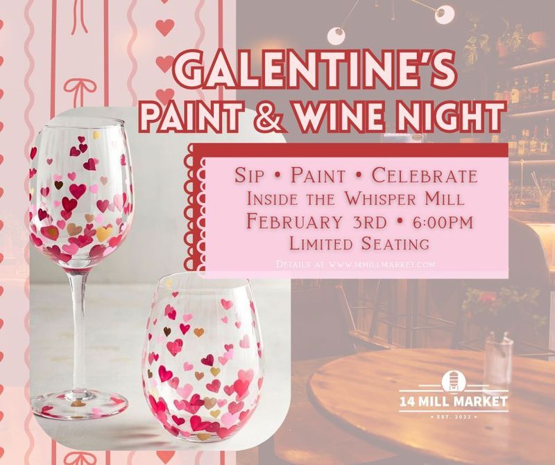 Galentine's Paint & Wine Night