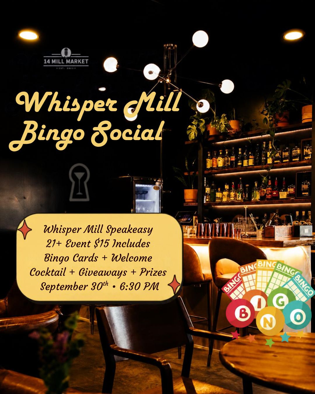 Whisper Mill Bingo Social Whisper Mill Bingo Social