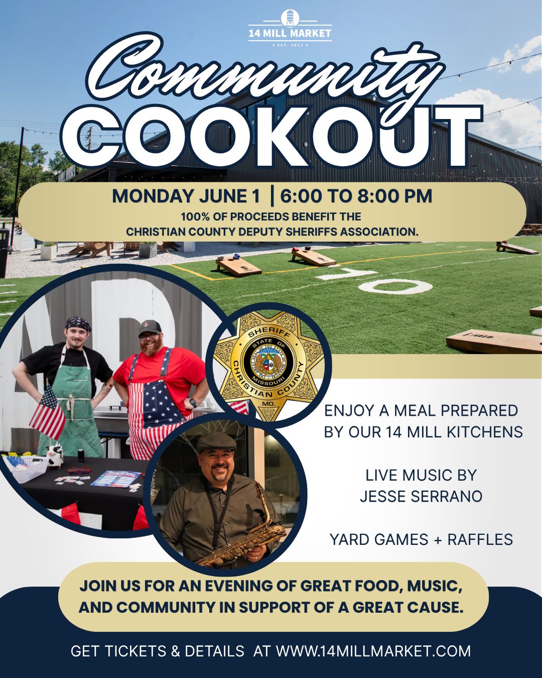 Community Cookout Supporting Christian County Deputy Sheriffs Association