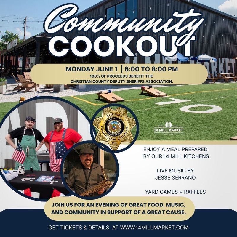 Community Cookout Supporting Christian County Deputy Sheriffs Association