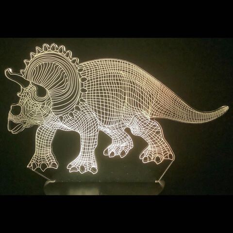 Veilleuse : Dinosaure : Tricératops