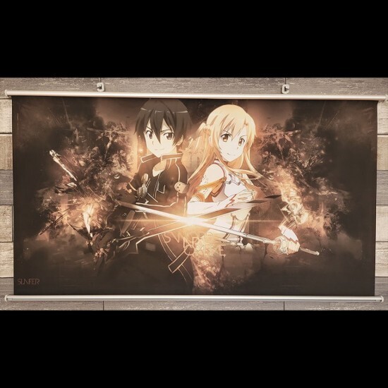 Toile murale : Sword Art Online : Asuna et Kirito