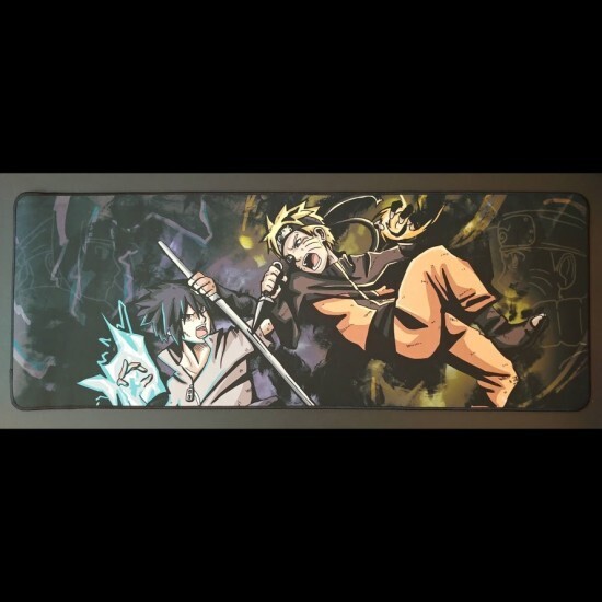 Tapis de bureau : Naruto et Sasuke