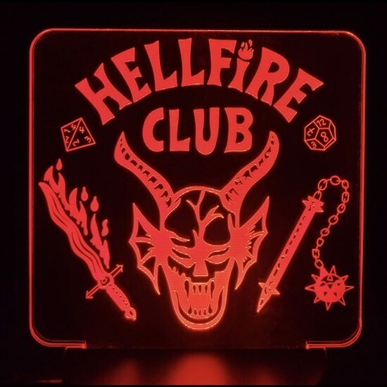 Veilleuse : Stranger Thing : Hellfire Club