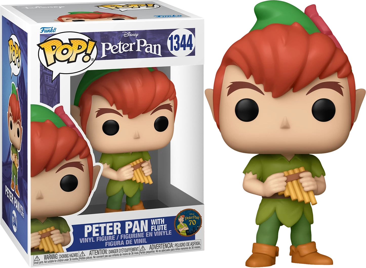 Peter Pan With Flute 1344
