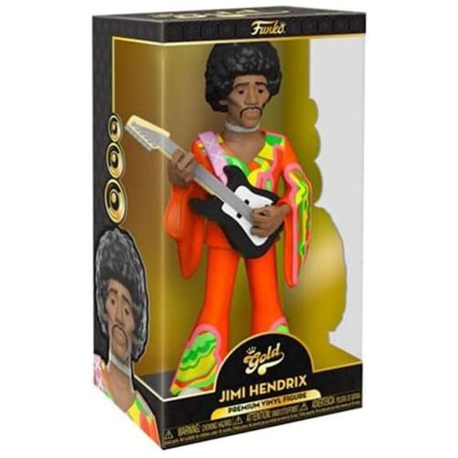 Gold Vinyl Figure Jimi Hendrix