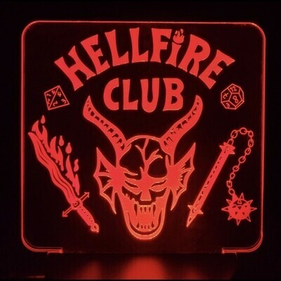 Veilleuse : Stranger Thing : Hellfire Club