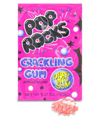 Pop Rocks Crackling Gum 9.5g
