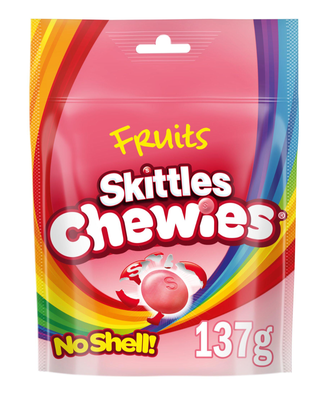 Skittles Chewies No Shell 137g