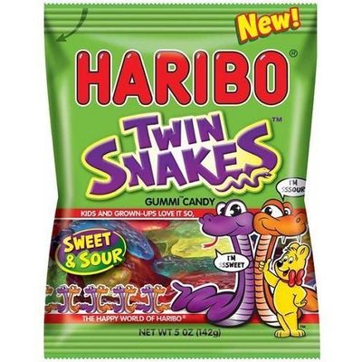 Haribo Twin Snakes 142g