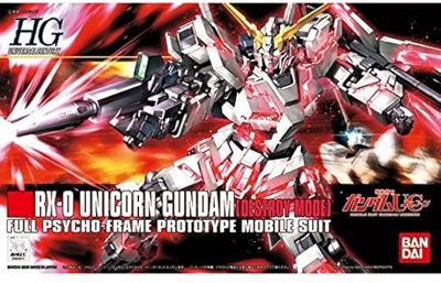 HG Rx-0 Unicorn Gundam Destroy Mode