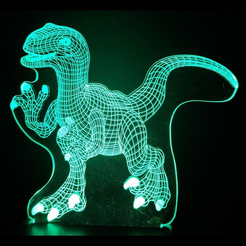 Veilleuse : Dinosaure : Vélociraptor