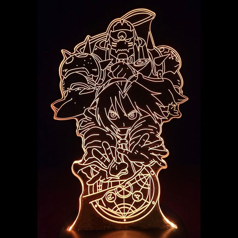 Veilleuse : Fullmetal Alchemist : Edward et Alphonse