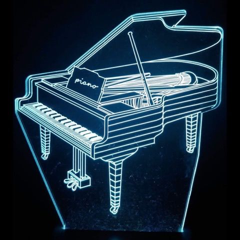 Veilleuse : Musique : Piano