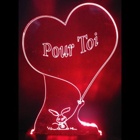 Veilleuse : Saint-Valentin