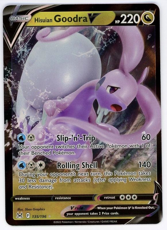 *A81 Hisuian Goodra V 135/196