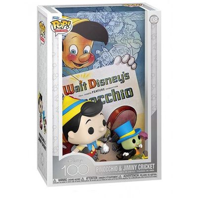 Pinocchio : Movie Poster Pinocchio &amp; Jiminy Cricket 08