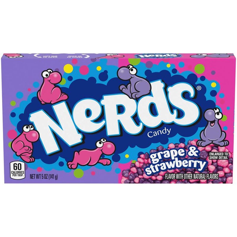 Grand Pack Nerds Raisin Et Fraises 141g