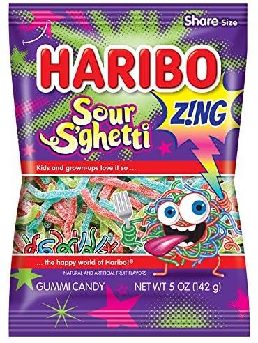 Haribo Sour S&#39;ghetti 142g