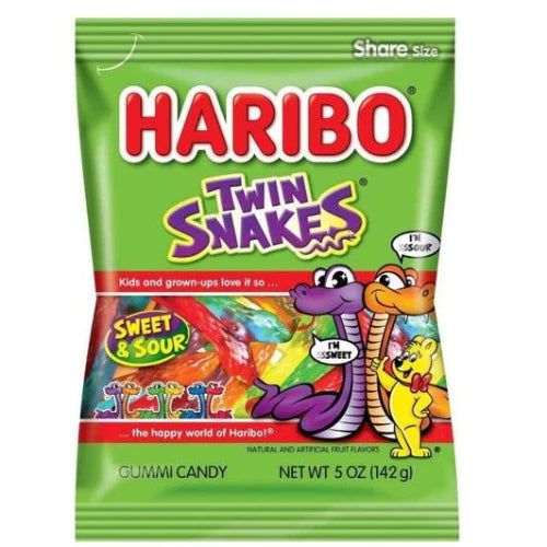 Haribo Twin Snakes 142g