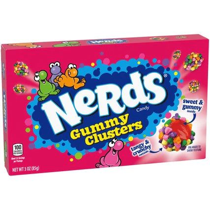 Nerds Gummy Clusters Rainbow 85g.