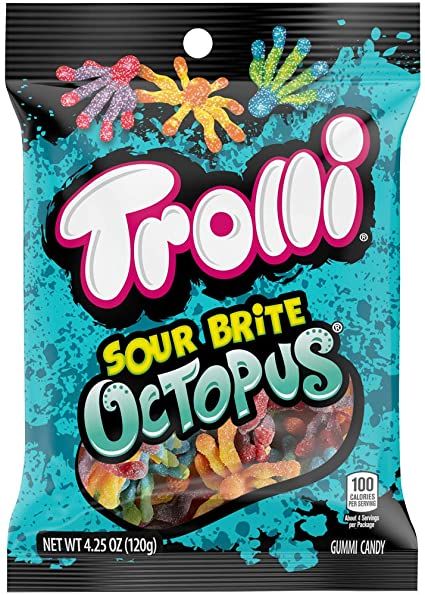 Trolli Sour Brite Octopus 120g