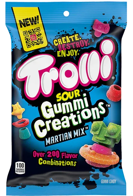 Trolli Sour Gummi Creations Martian Mix 120g