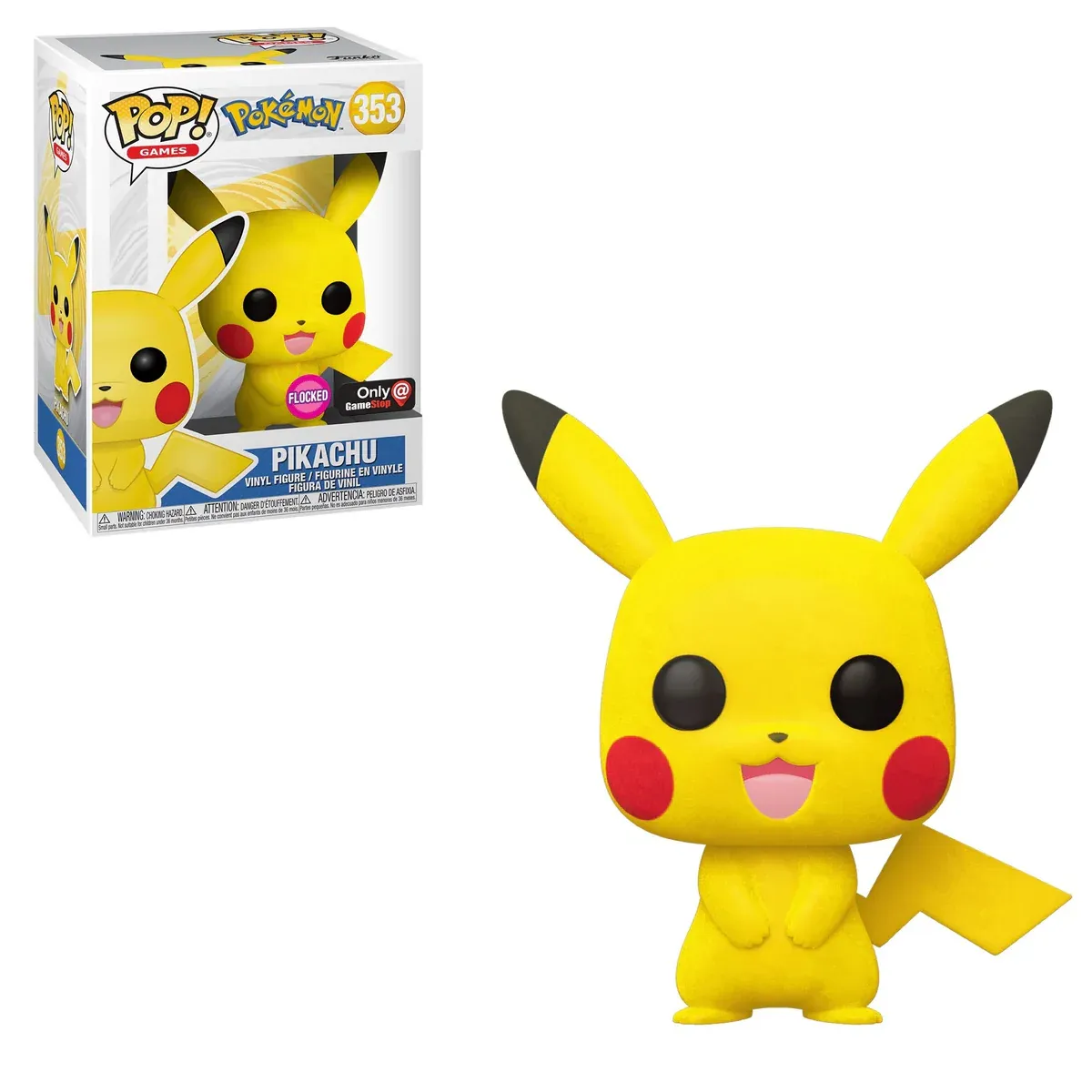 Ax153 Pikachu Flocked Eb.Excl 353