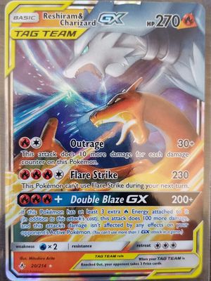 *M3 Reshiram et Dracaufeu Gx 20/214