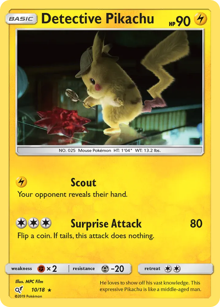 *J27 Detective Pikachu 10/18