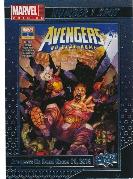*J103 2019-20 Marvel UDeck Avengers No Road Home no.1 spot