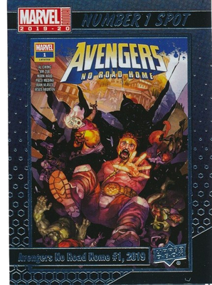 *J103 2019-20 Marvel UDeck Avengers No Road Home no.1 spot