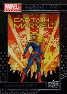 *J100 2019-20 Marvel UDeck Captain Marvel no.1 spot
