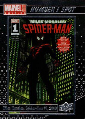 *J86 2019-20 Marvel UDeck Miles Morales Spider-man no.1 spot