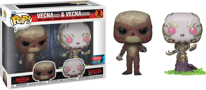 CT758 Vecna Stranger Things &amp; Vecna Dungeons &amp; Dragons 2022 FallCon 2Pack