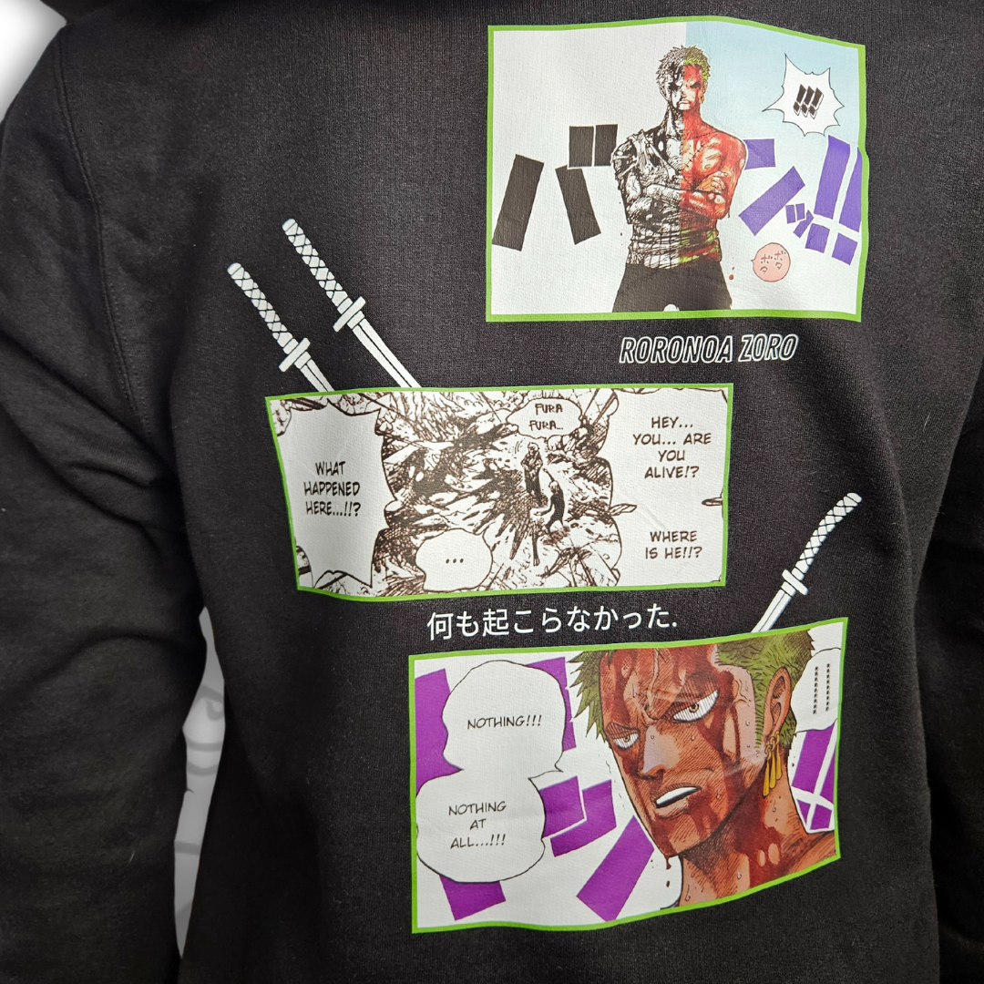 One Piece Zoro Hoodie Deux Faces