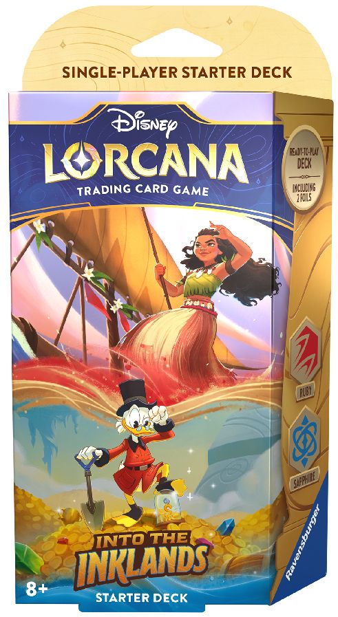 Lorcana Starter Deck Into The Inklands Moana Scrooge