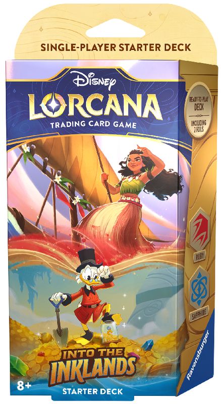 Lorcana Starter Deck Into The Inklands Moana Scrooge