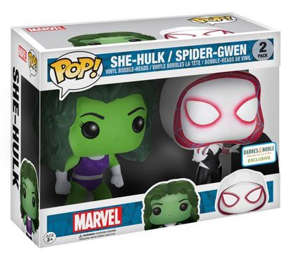 At1394 She-Hulk / Spider-Gwen 2 Pack B&amp;N