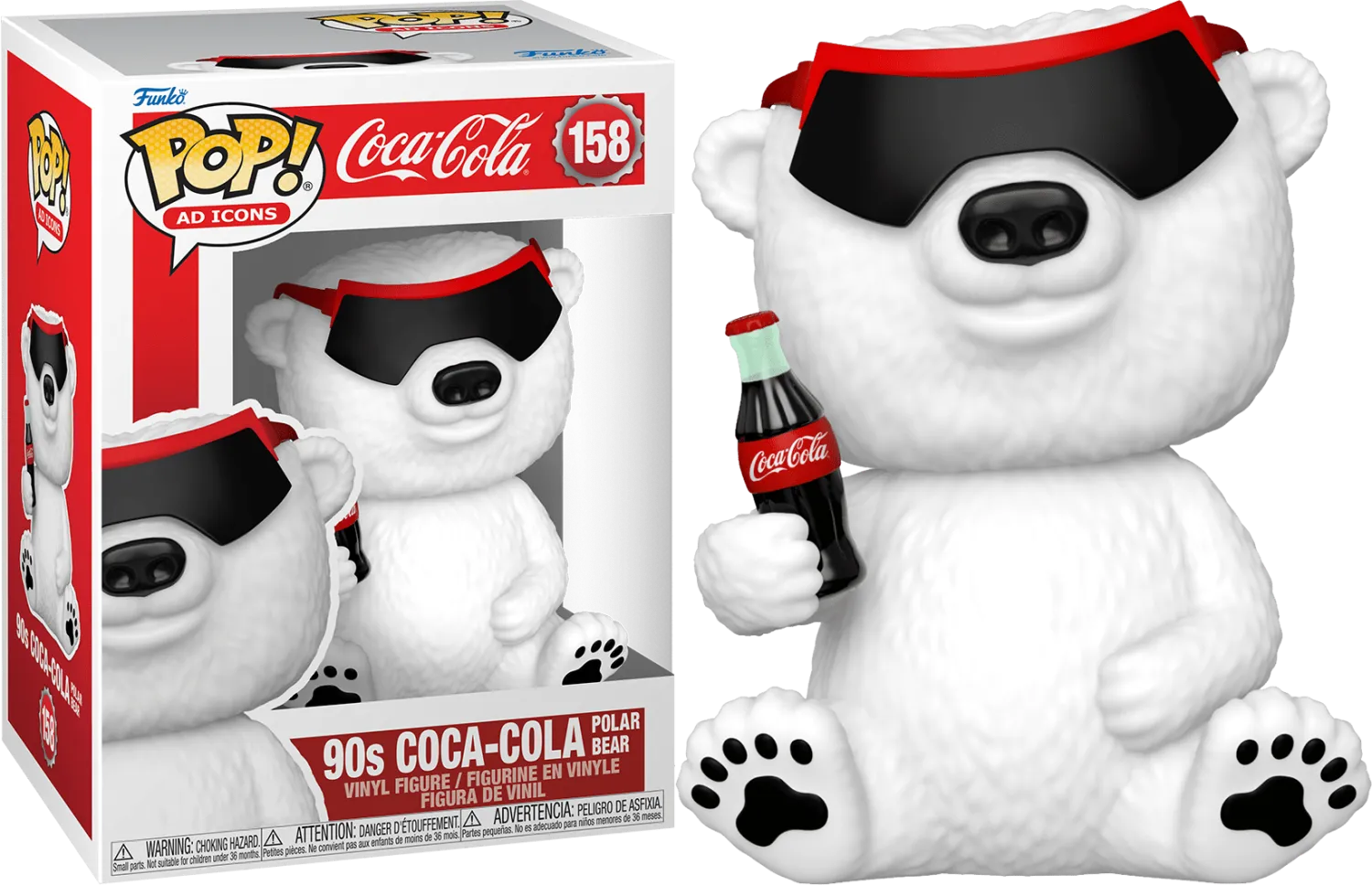 Ax378 90s Coca-cola Polar Bear 158