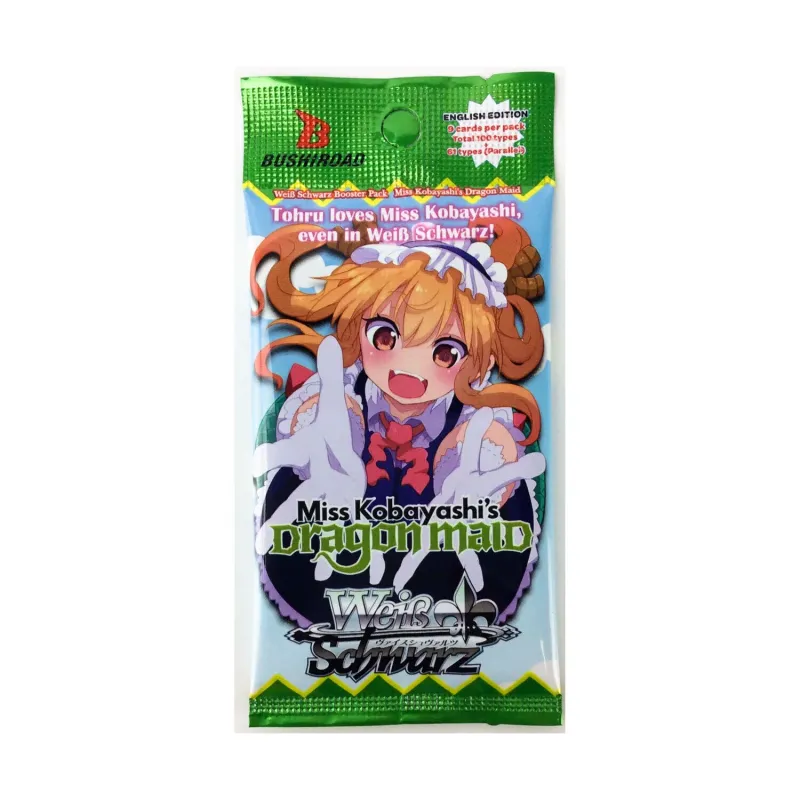 Booster Pack Weis Schwarz Miss Kobayashi&#39;s Dragon Maid