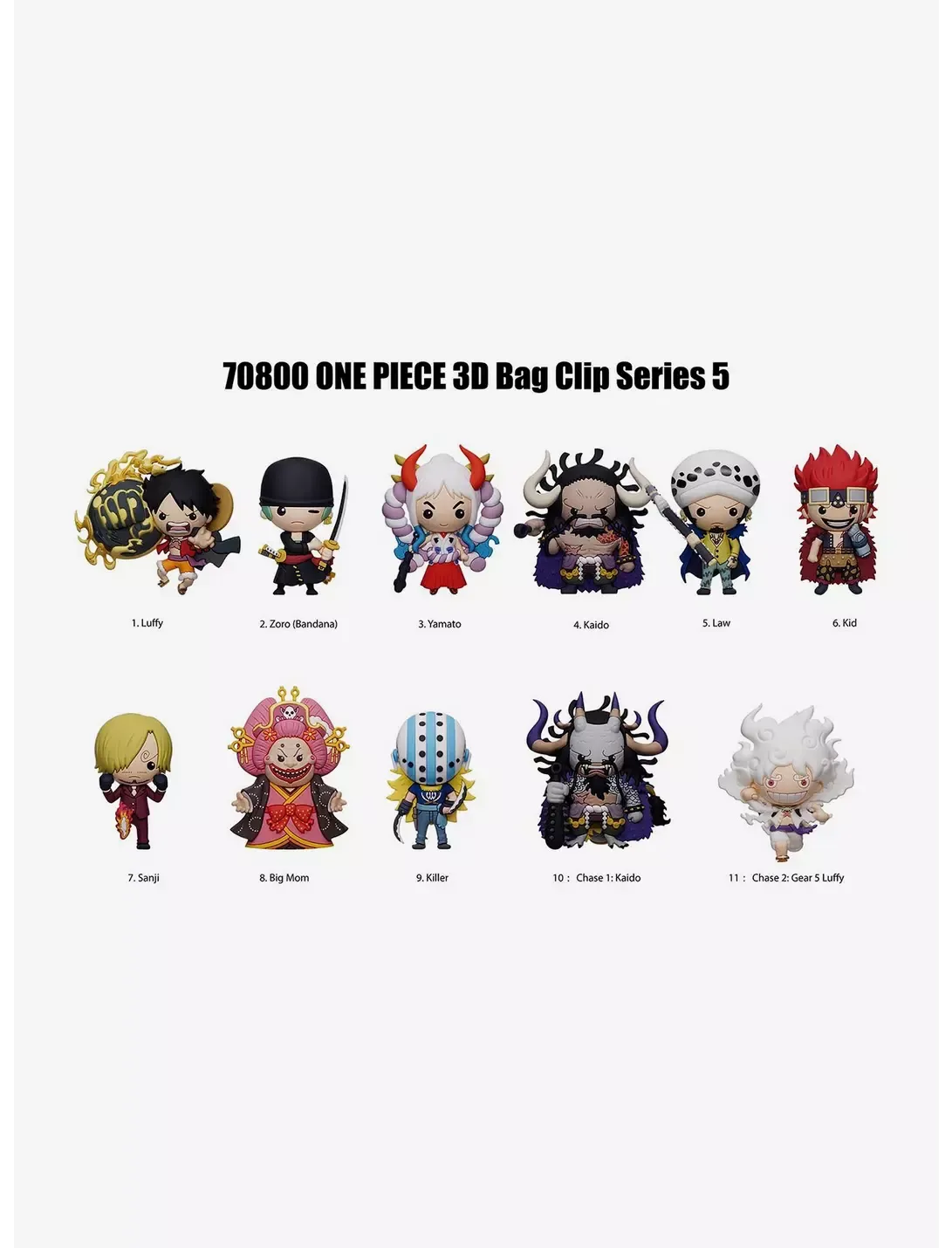 BAG CLIP One Piece Series 5