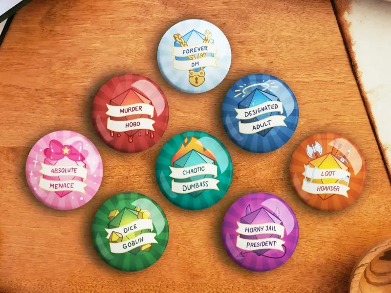 Warlock&#39;s Quill Buttons