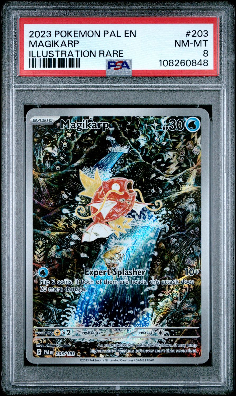 *A330 Magickarp 203/193 PSA 8 Slab