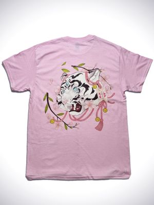 T-Shirt Tigre Rose