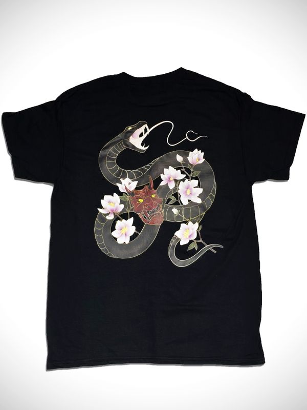 T-Shirt Serpent Noir